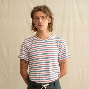 Jungmaven Mountain Stripe Jung Tee